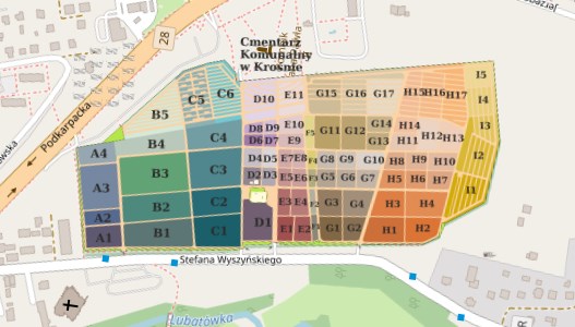Obraz przedstawiający Cmentarz komunalny w Krośnie