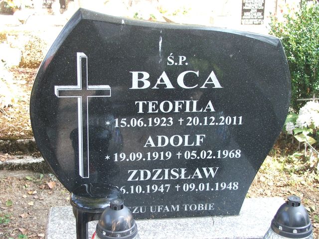 Grób Teofila Baca