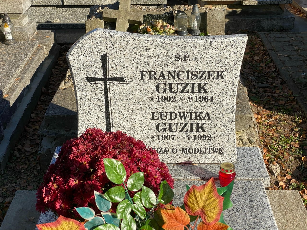 Grób Ludwika Guzik