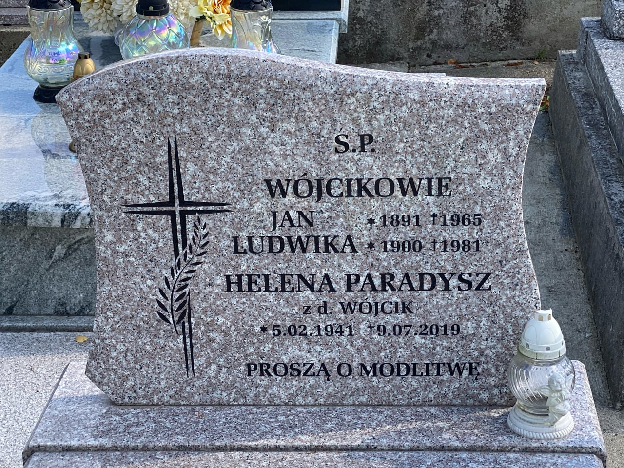 Grób Ludwika Wójcik
