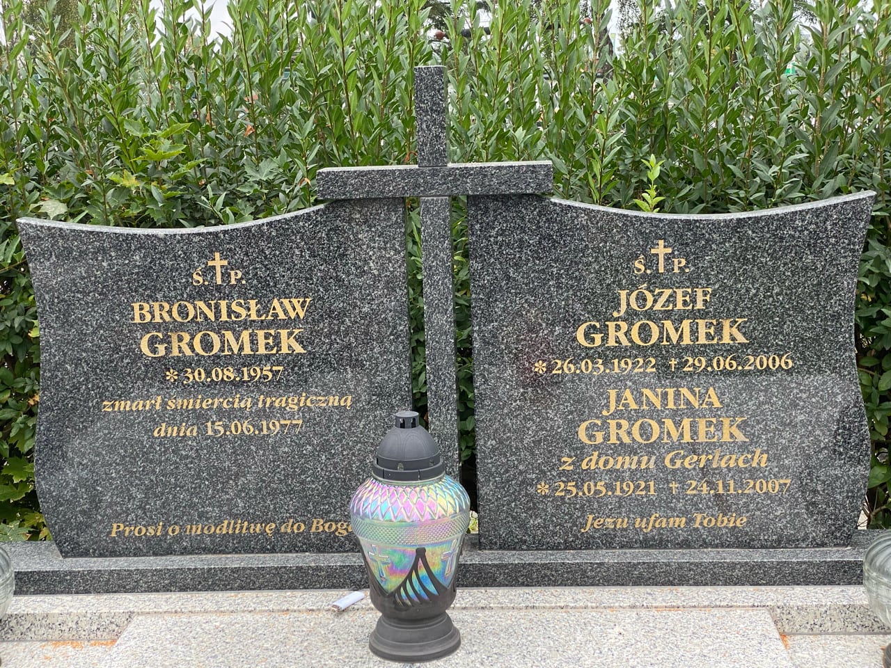 Grób Bronisław Gromek
