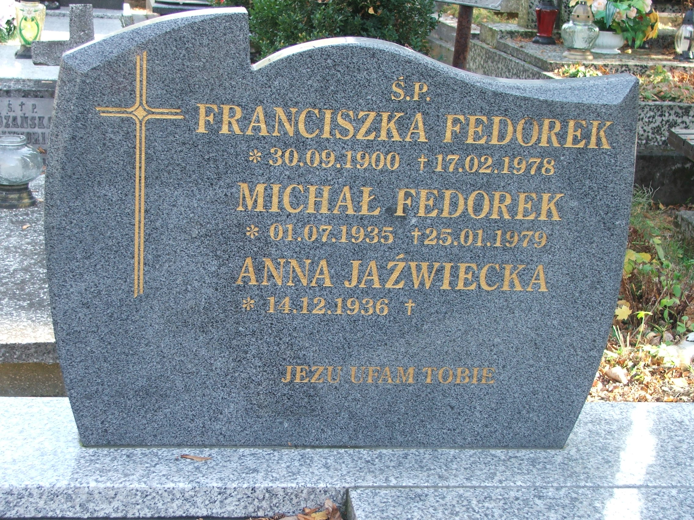 Grób Anna Jaźwiecka