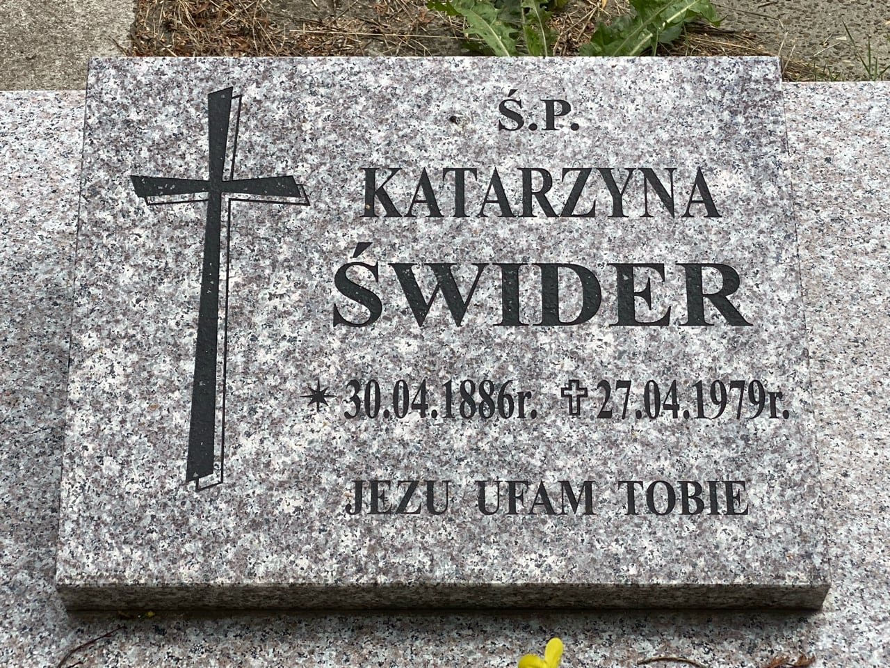 Grób Katarzyna Świder