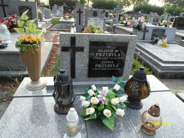 Grób Janina Ludwika Przybyła