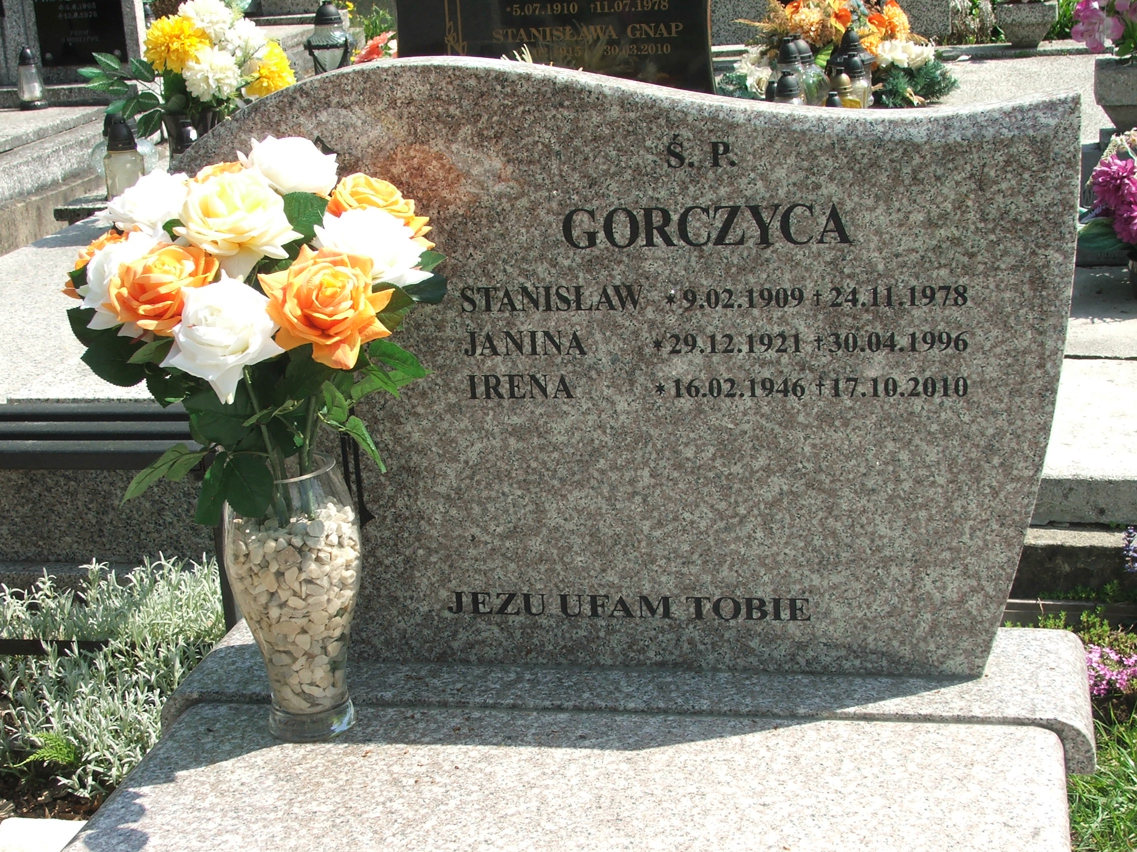 Grób Janina Honorata Gorczyca