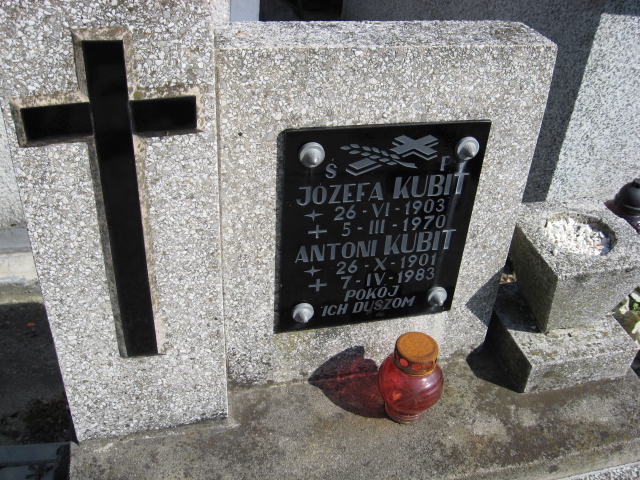 Grób Antoni Kubit