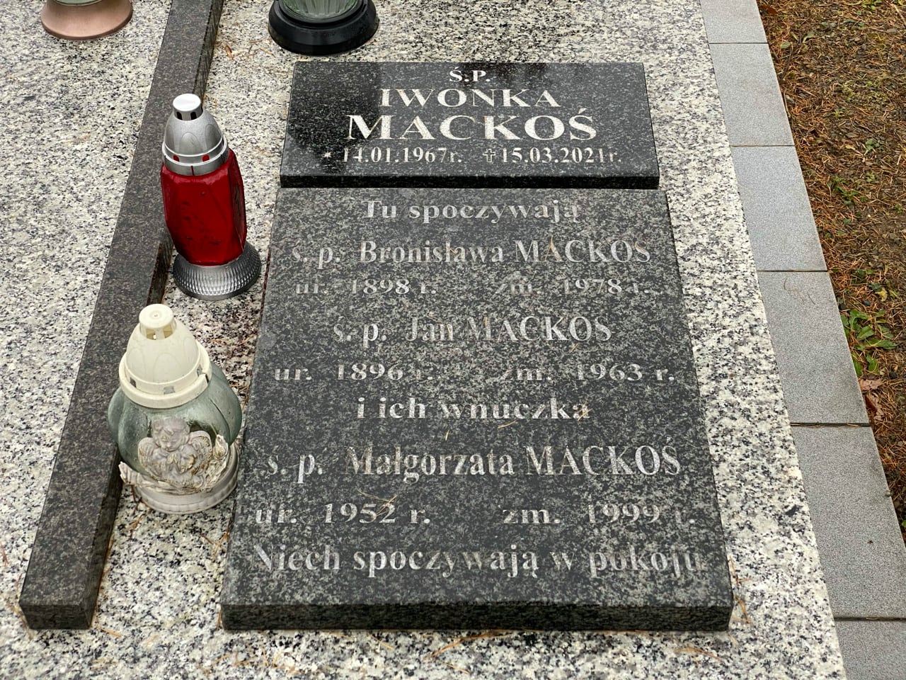 Grób Małgorzata Mackoś