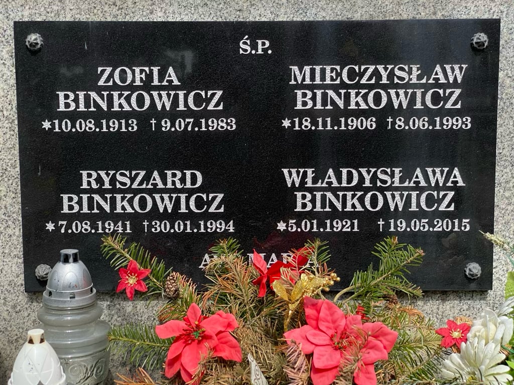 Grób Ryszard Binkowicz