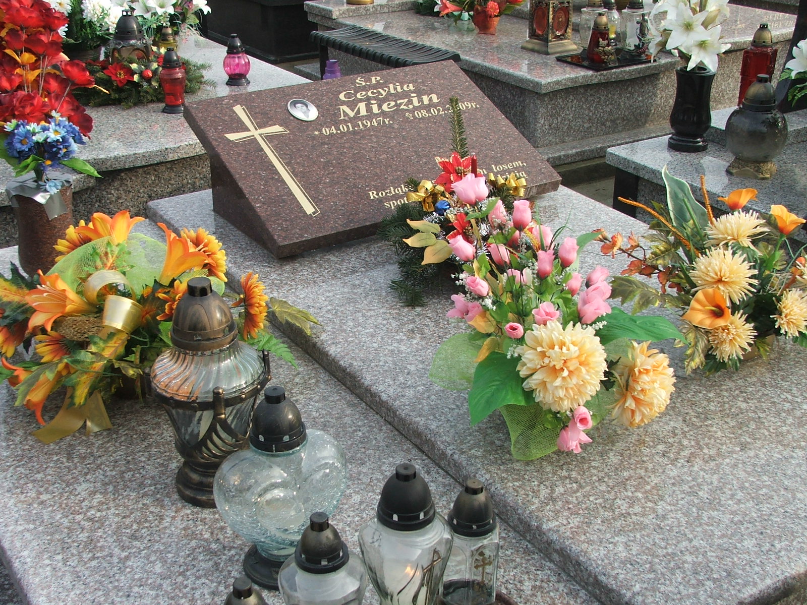 Grób Cecylia Miezin