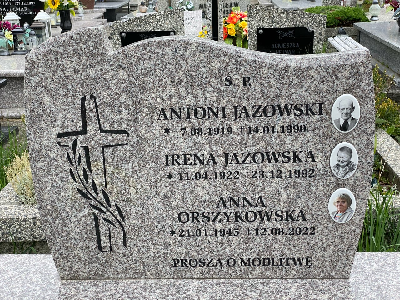 Grób Antoni Jazowski
