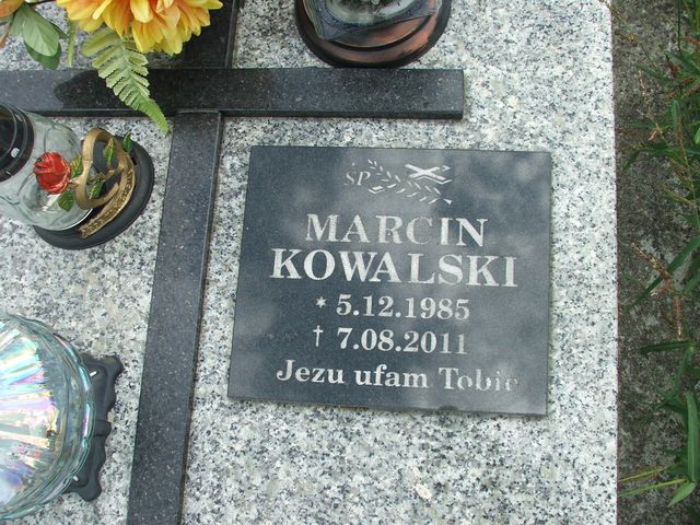 Grób Marcin Kowalski