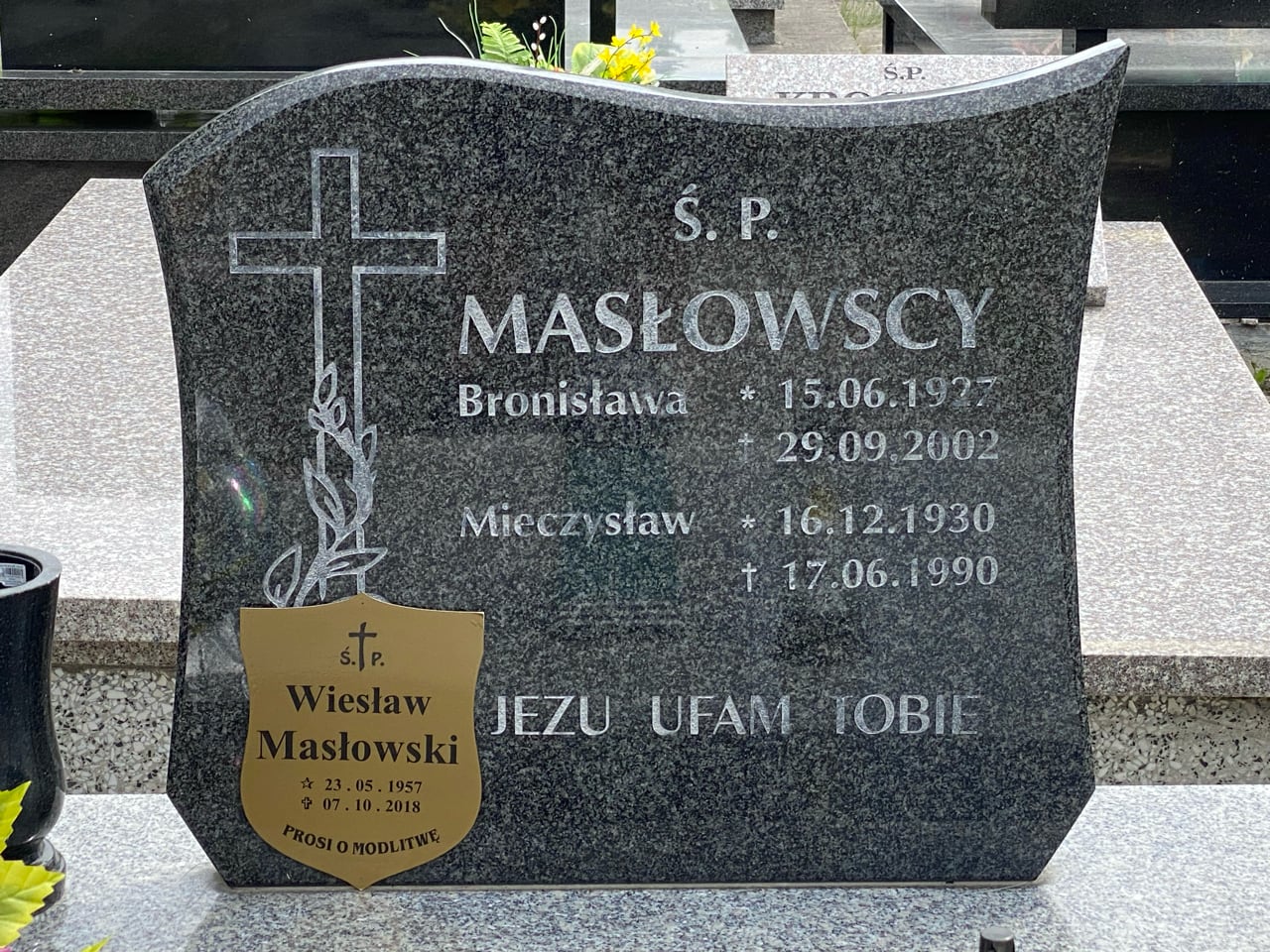 Grób Bronisława Masłowska