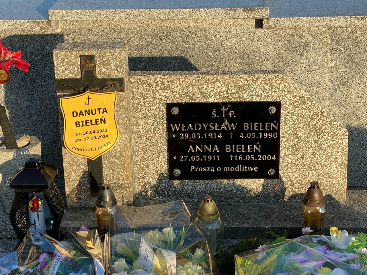 Grób Danuta Bieleń