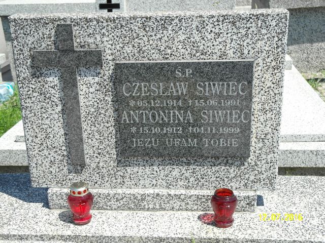 Grób Czesław Siwiec
