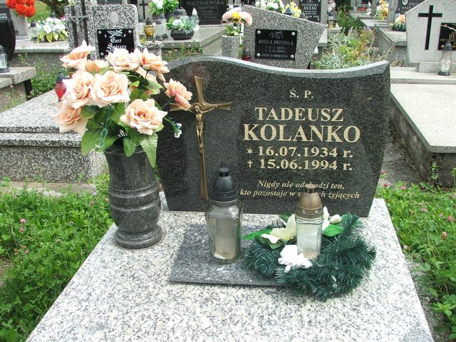 Grób Tadeusz Kolanko