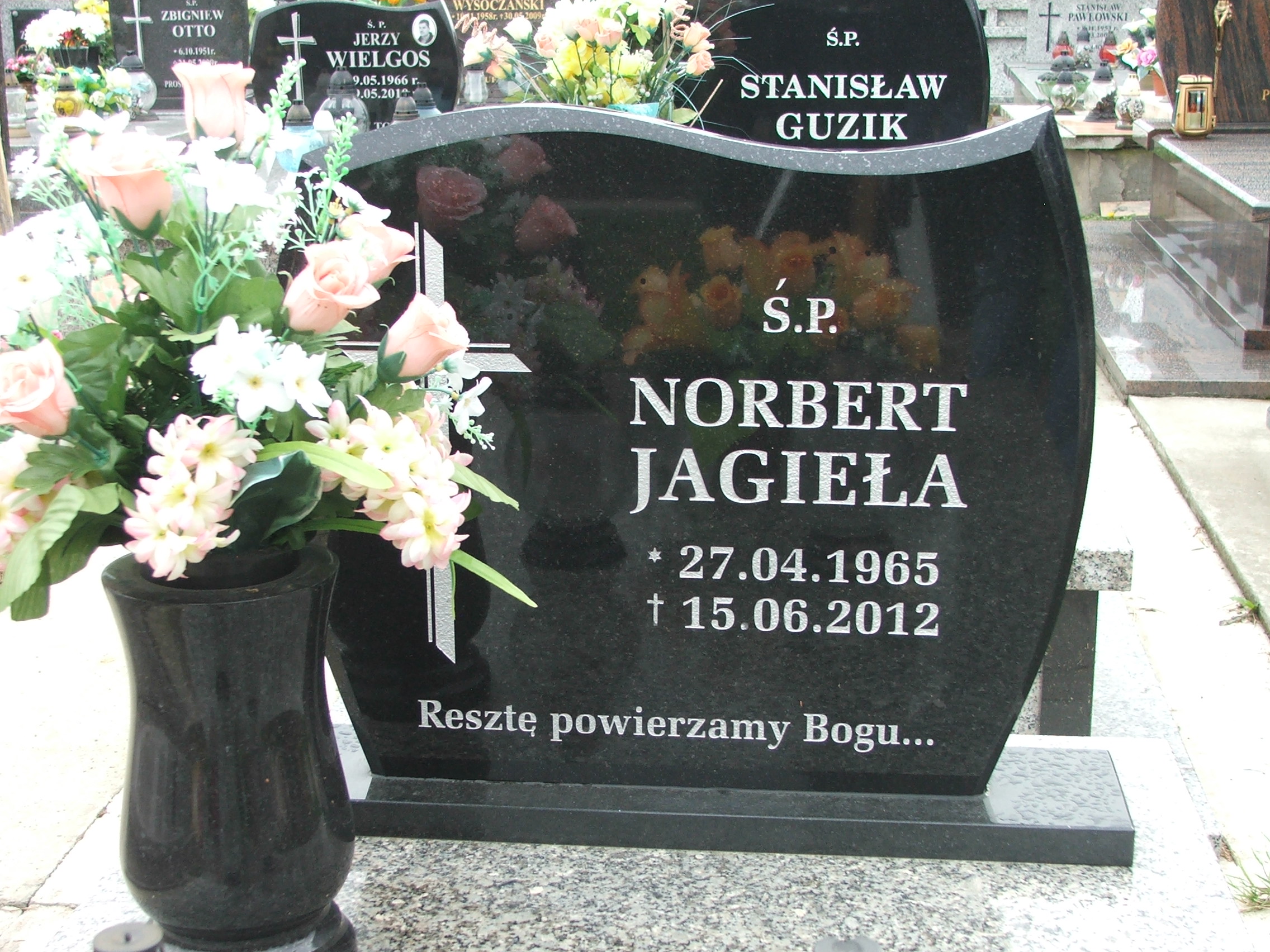 Grób Norbert Jagieła