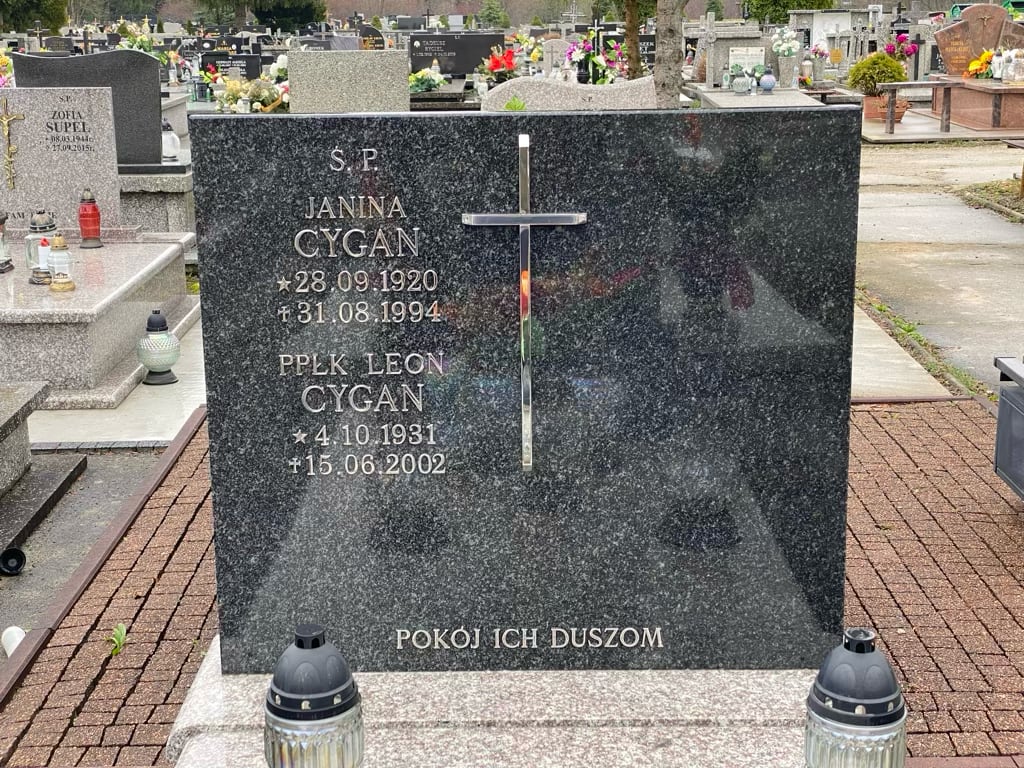 Grób Leon Cygan