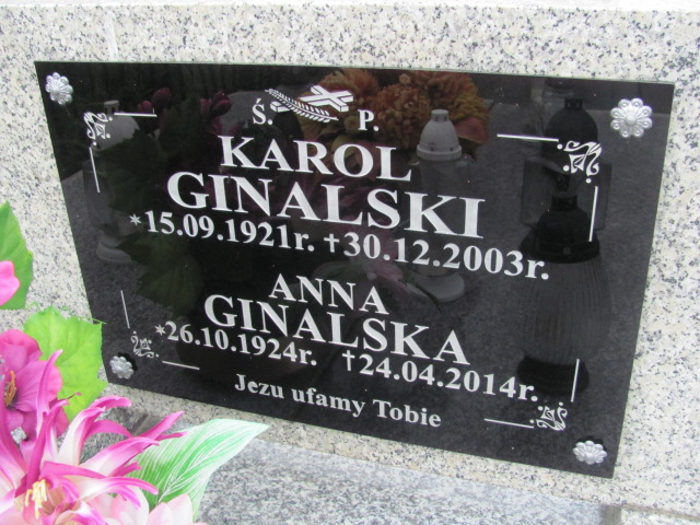 Grób Anna Ginalska